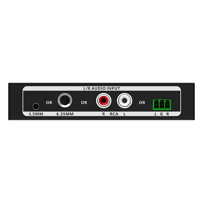 Extensor de Audio sobre IP / PCM 2.0 / Alcance 120 m (393.7 ft) / Matriz Flexible 1:1 1:N N:N / Múltiples Interfaces Analógicas / Protección ESD Nivel 2