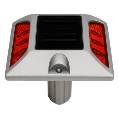 Señalizador Vial Solar / 6 LED Intermitentes / Alcance Visual 800 m (2624.7 ft) / Autonomía 108 h / IP68 / Carga 20000 kg / -25°C a +75°C