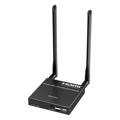 Extensor HDMI Inalámbrico / 4K@60Hz / Receptor Adicional / Banda 5G / Alcance 50 m (164 ft) / Control KVM / Transferencia IR