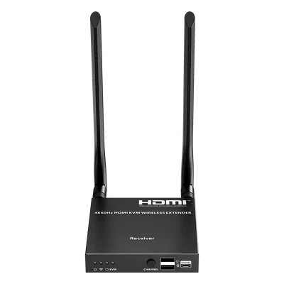 Extensor HDMI Inalámbrico / 4K@60Hz / Receptor Adicional / Banda 5G / Alcance 50 m (164 ft) / Control KVM / Transferencia IR