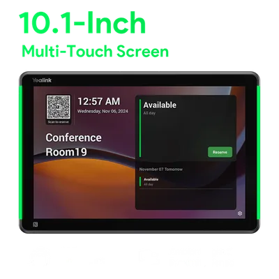 Panel de Programación de Salas / Pantalla 10.1" 1280x800 / LED RGB 360° / Android 13 / Lector NFC/RFID / Sensores ToF y Luz