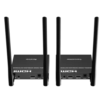Extensor HDMI Inalámbrico / 4K@60Hz / Resolución 4096x2160 / Tecnología ipcolor STREAM / Banda 5G 5.18-5.24 GHz / Alcance 50 m (164 ft) / Conexión 1 a 4 Pantallas