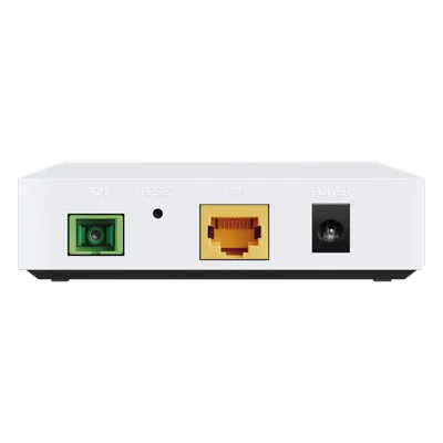 ONU/ONT Bridge / 1 Puerto GPON/EPON 2.488 Gbps / 1 Puerto RJ45 Gigabit / Conector SC/APC / IPv4/IPv6 / OMCI / 5.4W