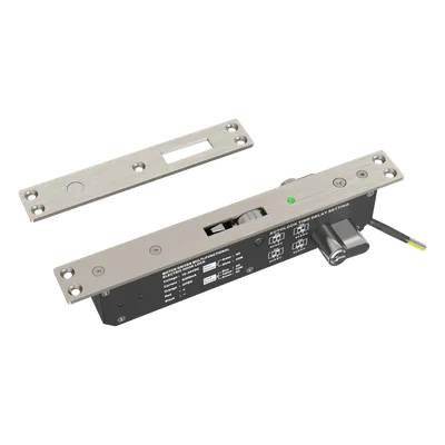 Cerradura Eléctrica para Puertas Corredizas / Tipo Gancho / Llave Ambos Lados / Fuerza de Sujeción 400 kg / IP65 / 12V CC