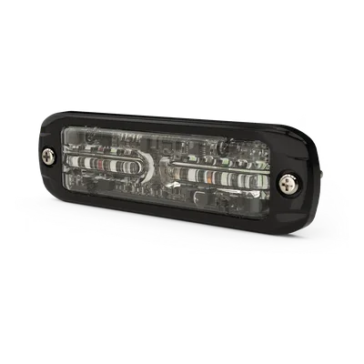 Luz LED Direccional de Advertencia / 12 LED / Ámbar/Violeta / 12-24 VDC / Perfil Ultrabajo / -40°C a +65°C (-40°F a +149°F)