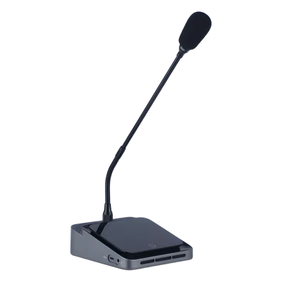 Micrófono Inalámbrico de Mano / Rango UHF 640-690 MHz / Potencia Ajustable 7 Niveles / Autonomía >10 Horas / Display OLED / Mute por Caída