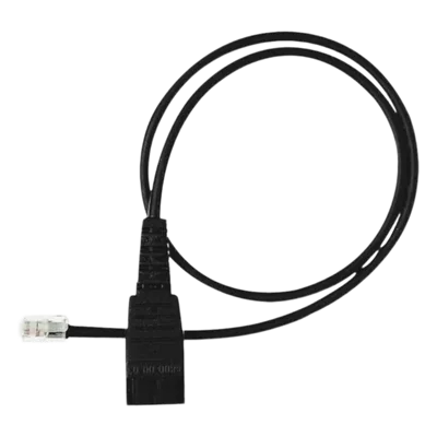 Cable QD a RJ9 / Conexión Multi-Dispositivo / Audio Profesional / Uso Intensivo / Anti-Enredos