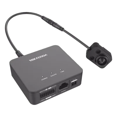 Cámara IP Pinhole / 2 Megapixel / Lente 2.8 mm / WDR 120 dB / PoE / MicroSD 256 GB / 2 m (6.6 ft) Cable