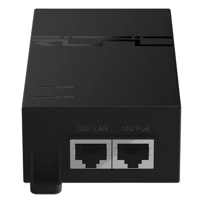 Inyector PoE / 56V / 1.08A / 60W / 2 Puertos Multi-Gigabit 10G / IEC C5 / Entrada 100-240V