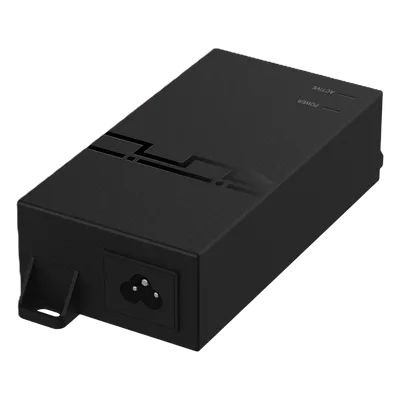 Inyector PoE / 56V / 1.08A / 60W / 2 Puertos Multi-Gigabit 10G / IEC C5 / Entrada 100-240V
