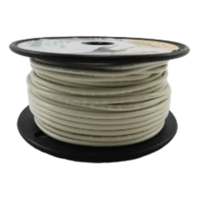Cable Eléctrico / Calibre 14 AWG / 600 V / 105 °C Seco / 75 °C Húmedo / Cobre Estañado Clase K / Retardante de Llama VW-1 / Blanco