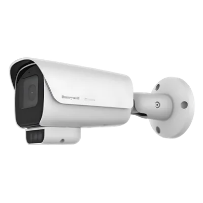 Cámara bullet IP / 5 MP / Dual-Light IR 40 m + luz cálida 30 m / lente 2.8 mm F1.0 / WDR 120 dB / H.265 / PoE / IP66 IP67 IK10