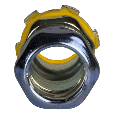 Conector de Compresión Hermético / Pared Delgada / Acero Galvanizado / 1 1/4 in / 1.89 in x 3.307 in (48 mm x 83.99 mm)