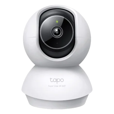 Cámara IP Doméstica / 5 Megapixel 3K / Pan-Tilt 360° / Detección IA / Visión Nocturna 12 m (39.4 ft) / Audio Bidireccional / microSD 512 GB