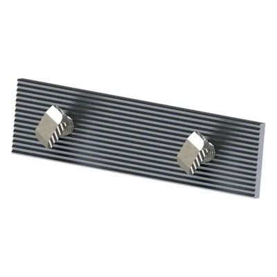Conector de empalme / Aluminio anodizado / Riel 21 / Diseño compacto