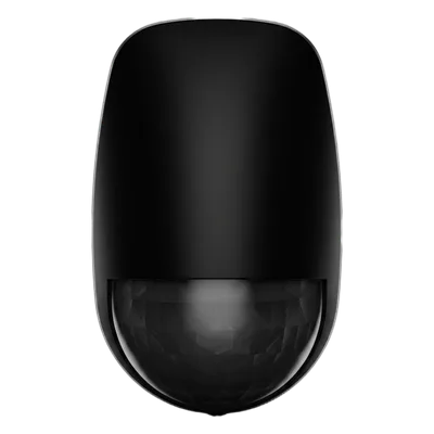 Detector PIR Inalámbrico Interior / 52 Zonas / Rango 15 m (49.2 ft) / Ángulo 85.9° / Inmunidad Mascotas 30 kg / Tri-X Wireless 433 MHz / AES-128 / Batería 5 Años / Negro