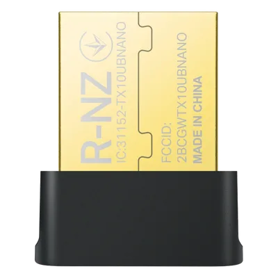 Adaptador USB Nano Wi-Fi 6 / Dual Band 900 Mbps / Bluetooth 5.3 BLE / WPA3 / 1024-QAM / OFDMA / MU-MIMO / 0.76 × 0.62 × 0.29 in