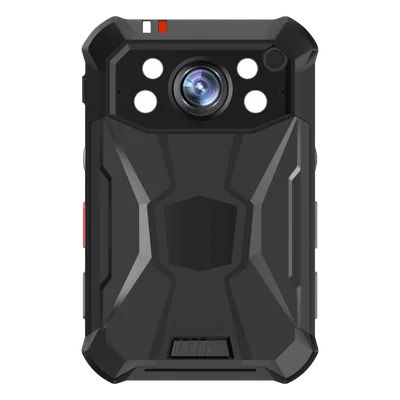 Cámara Corporal IP / Grabación 2K a 30 fps / Fotografía 40 MP / Transmisión 4G Wi-Fi GPS / IP68 MIL-STD-810G / Pantalla 2.4" LCD / 64 GB / Batería 12 h