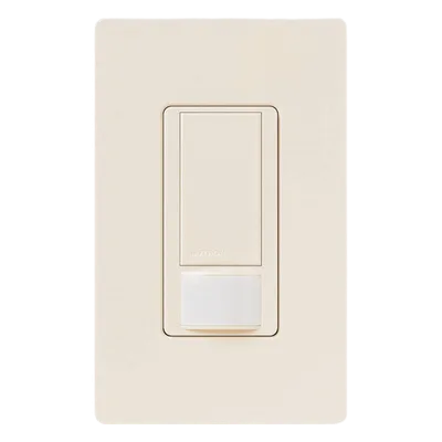 Sensor de movimiento + apagador / Maestro / XCT PIR / Cobertura 83 m² máx, 37 m² mín / 120 V / 2 A / LED-CFL-Inc-Hal / Biscuit