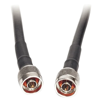 Jumper Coaxial / 24 m (78.74 ft) / N Macho a N Macho / 50 Ohm / LMR400 Equivalente / Blindaje >90 dB