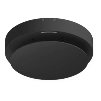 Detector de Humo Inalámbrico / Detección Dual Fotoeléctrica y Térmica / Buzzer ≥85 dB / Autonomía con Batería CR123A / Interior / Color Negro