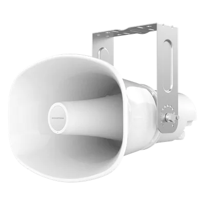 Altavoz SIP Bidireccional / 50W / 126 dBA / IP66 / 3 Micrófonos con IA / PoE++ / Alcance 8 m (26.2 ft)