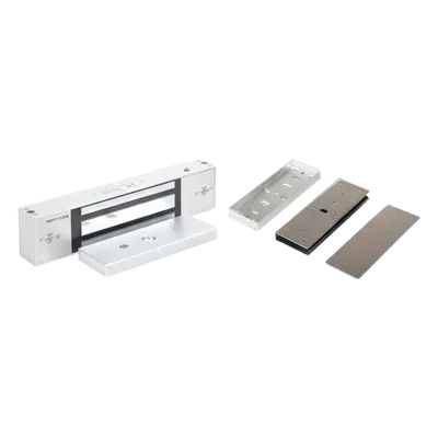 Kit de Control de Acceso / Chapa Magnética 1200 lbs (545 kg) / Montaje en U para Puerta de Cristal / Uso Interior / Certificación UL / Doble Voltaje 12/24 VDC
