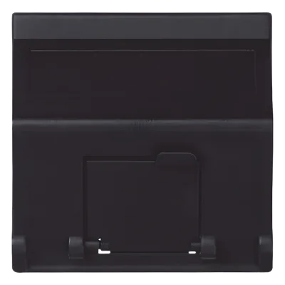 Placa Inclinada Voz y Datos / 2 Puertos Keystone / Guardapolvos Integrados / IP20 / 108×52 mm / 4.25×2.05 in