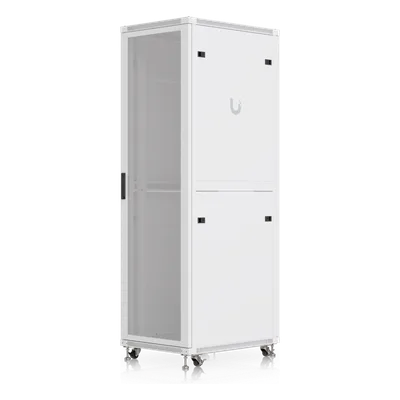Gabinete Rack de Piso / 42U / 600 x 800 mm (23.6 x 31.5 in) / Carga Estática 800 kg (1763.7 lb) / Puerta Perforada / Ventiladores Integrados / Ruedas con Seguro