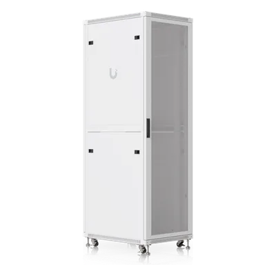 Gabinete Rack de Piso / 42U / 600 x 800 mm (23.6 x 31.5 in) / Carga Estática 800 kg (1763.7 lb) / Puerta Perforada / Ventiladores Integrados / Ruedas con Seguro