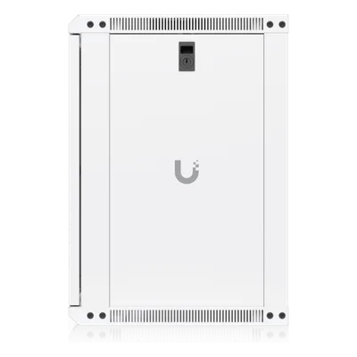 Gabinete Rack 12U / Montaje en Pared / 550 x 450 mm / Puerta de Vidrio Templado / Ventilación Integrada / Capacidad 50 kg