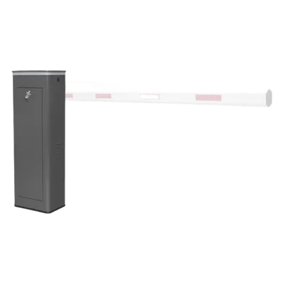 Barrera Vehicular / Brazo Recto 8 m (26.2 ft) / Brazo Articulado 6 m (19.7 ft) / Apertura 6 s / Motor Brushless 24 VDC / Corona LED Semaforizada