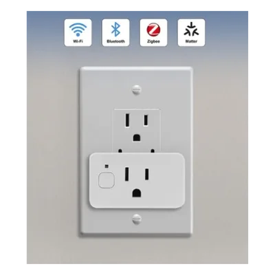 Enchufe Inteligente Wi-Fi / Medición de Potencia 15A / 110V / Sin Hub / Compatible Alexa y Google / Control por App