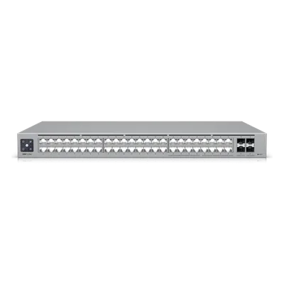 Switch Administrable Capa 3 / 48 Puertos RJ45 (16 × 2.5 GbE + 32 × 1 GbE) / 4 Puertos SFP+ 10G / Capacidad 224 Gbps / Pantalla LCD Táctil 1.3" / Etherlighting™ / RPS DC