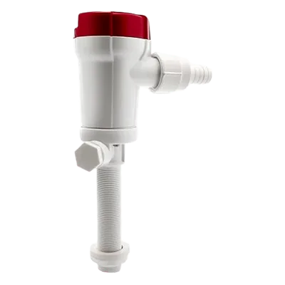 Bomba Livewell / 1100 GPH / 12V DC / Conexión Straight Seacock / Doble Puerto de Entrada / Protección Anti-Aire / Cartucho Motor Extraíble