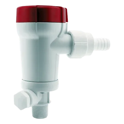 Bomba para Tanque de Cebo / 800 GPH / 12 VDC / Entrada Recta Grifo de Mar / Anti-Airelock / 3/4" NPT / Twist & Click