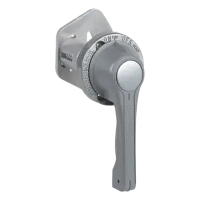Mango para Interruptor de Circuito / Activación Frontal / Aluminio Libre de Cobre / Eje Acero Inoxidable 316 / Lock-On/Lock-Off 3 Candados / NPSM 3/4' y 1-1/4' / Clase I Div 1 & 2 Grupos B,C,D
