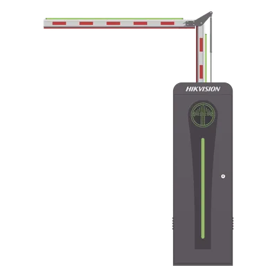 Barrera Vehicular Automática / Brazo Articulado LED 3 m (9.8 ft) / Motor Brushless 24 VDC / 360 Ciclos/Hora / Semáforo Rojo-Verde / Control Bluetooth