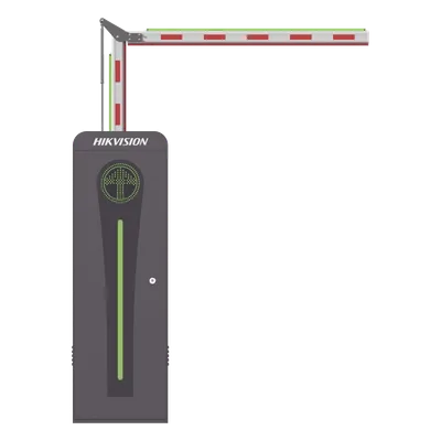 Barrera Vehicular / Brazo Articulado LED 3 m (9.8 ft) / Derecha / Motor Brushless / 360 Ciclos/Hora / Apertura 3 s / Semáforo Rojo-Verde