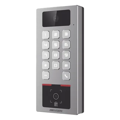 Teclado con Lector de QR / Cámara 2 Megapixel / Videoportero Multiapartamento / IP65 & IK09 / PoE / 2 Relays / Control de 2 Puertas
