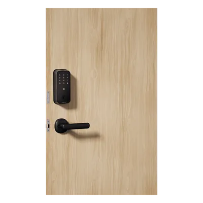 Cerradura Inteligente con Huella Digital / WiFi Integrado / Compatible Apple HomeKit / Teclado Táctil / Alimentación Dual 8 Baterías AA / IP54