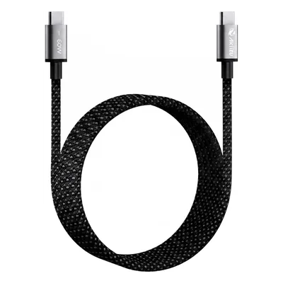 Cable de Carga USB-C a C / 1.5 m (4.92 ft) / Tecnología GaN / Carga Rápida 240W / Transferencia 480 Mbps / Silicona Médica / Aluminio Anodizado