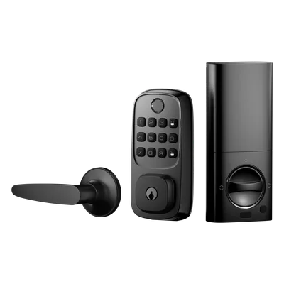 Cerradura Inteligente WiFi / Escáner de Huellas Dactilares / Teclado Numérico / Control por App / 8 Baterías AA / Bloqueo Manual y Automático / Compatible con Puertas 35-55 mm