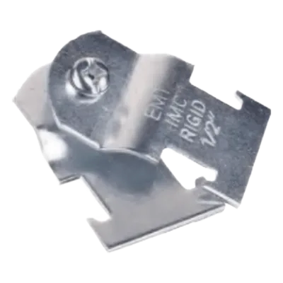 Abrazadera Unicanal / 1 1/4" (32 mm) / Galvanizada / Espesor 1.5 mm / Diámetro Exterior 42.1 mm