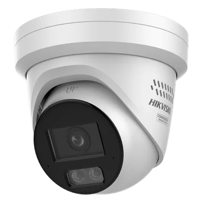 Cámara Turret IP / 12 Megapixel / 2.8 mm / AcuSense / WDR 120 dB / Dual Light 40 m (131.2 ft) / IP67 / PoE