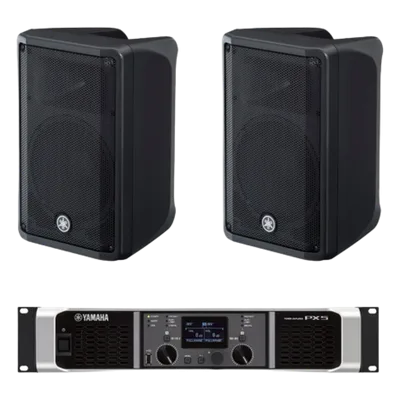 Kit de Refuerzo Sonoro / 2 Bocinas 2 Vías 10" / Amplificador Clase D 2x800W a 4Ω / Respuesta 50 Hz - 20 kHz / Conectores Speakon NL4 y XLR