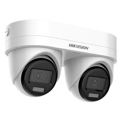 Cámara IP Dual Lente / 4 Megapixel por Sensor / WDR 120 dB / IR 10 m (32.8 ft) / IP67 / IK10 / PoE / Audio Bidireccional