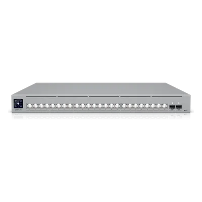 Switch Administrable Capa 3 / 24 Puertos RJ45 (16 × 10 GbE, 8 × 2.5 GbE) / 2 Puertos SFP28 25 G / Etherlighting™ / RPS / 460 Gbps