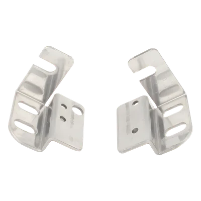 Soportes de Montaje Atornillable / Perfil Bajo / Slide-and-Lock / Acabado Galvanizado / 2 Piezas