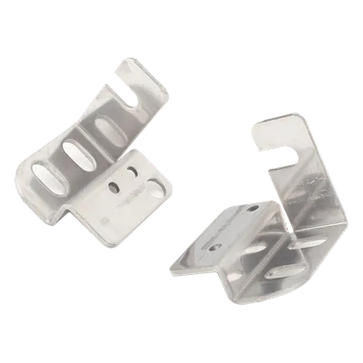 Soportes de Montaje Atornillable / Perfil Bajo / Slide-and-Lock / Acabado Galvanizado / 2 Piezas